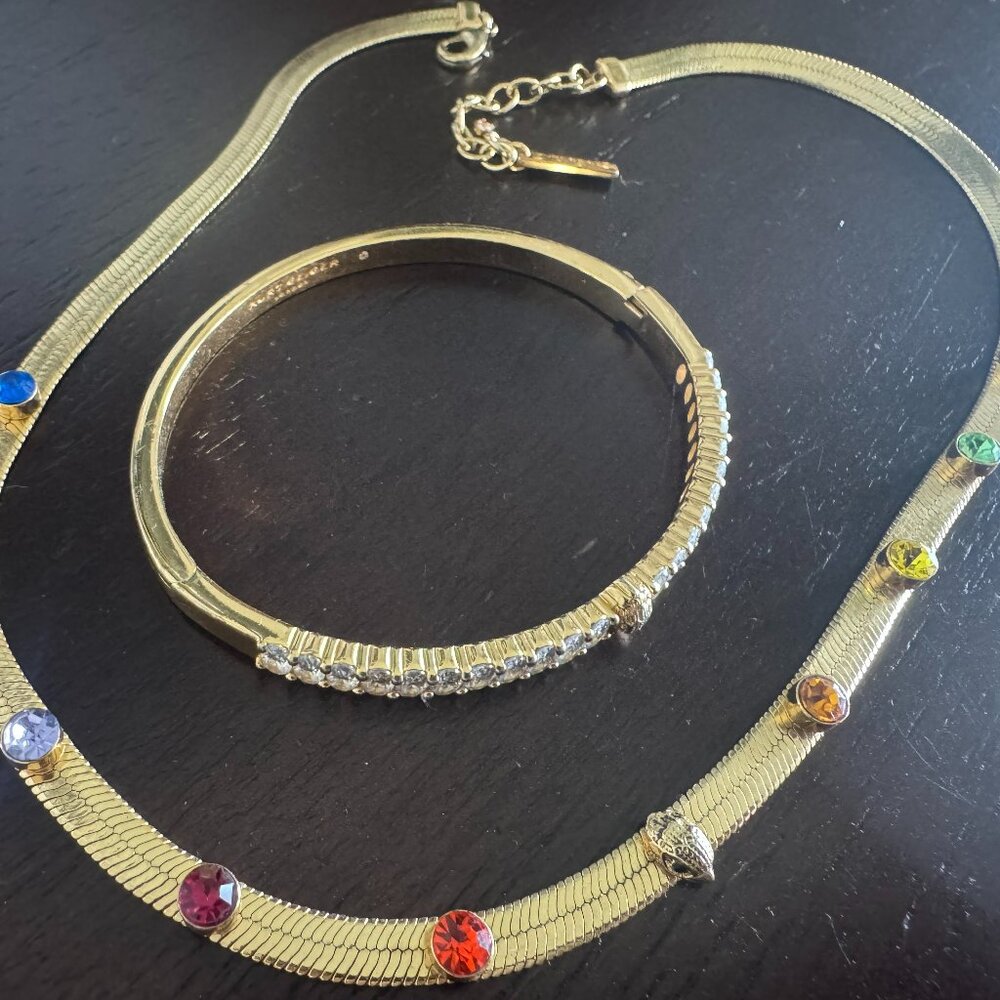 Kurt Geiger London bracelet and necklace+ matching earrings